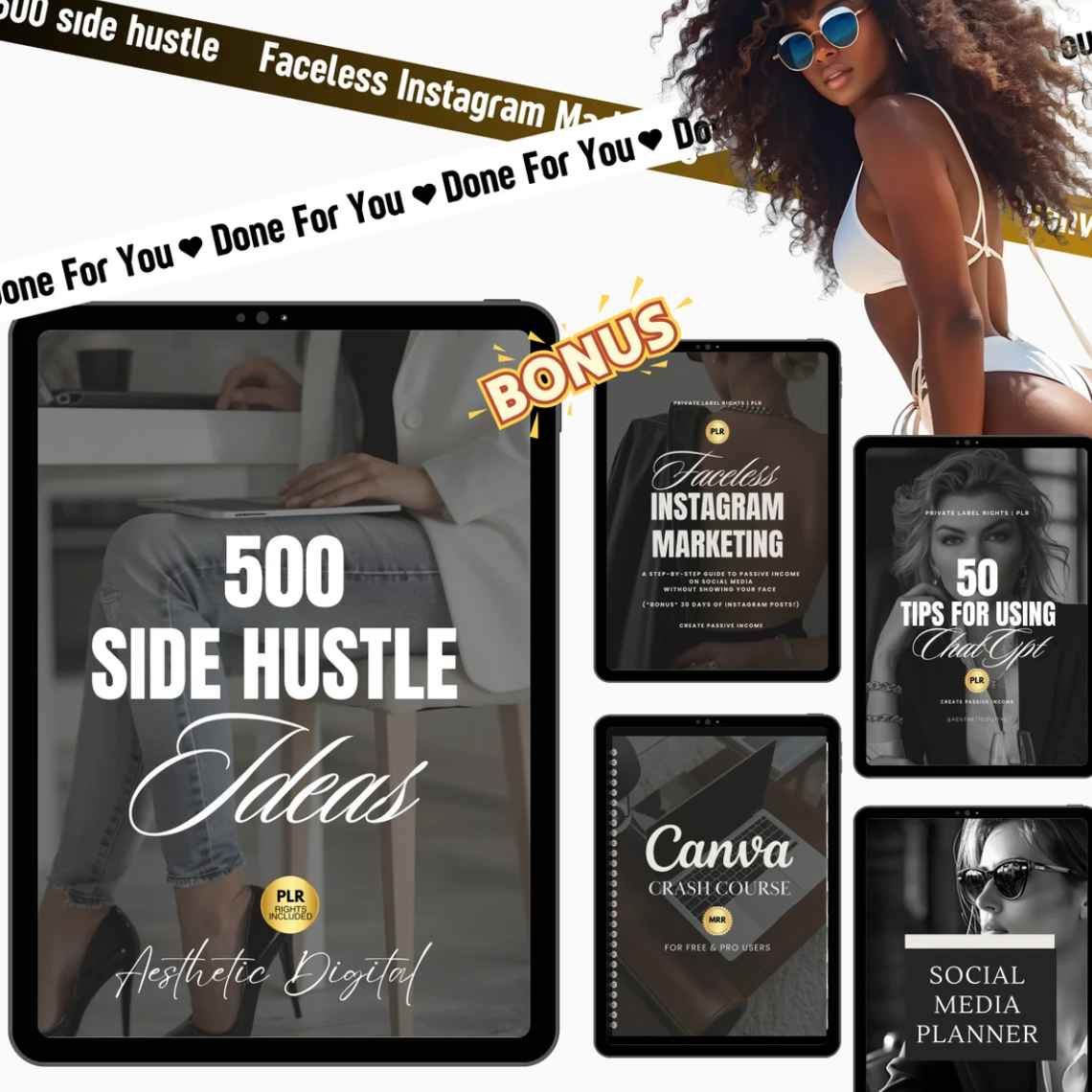 2750+ Melanin Videos, Reels, Stories and Stock Photos Pack | Inspiring & Motivational Content | Including Master Selling Rights