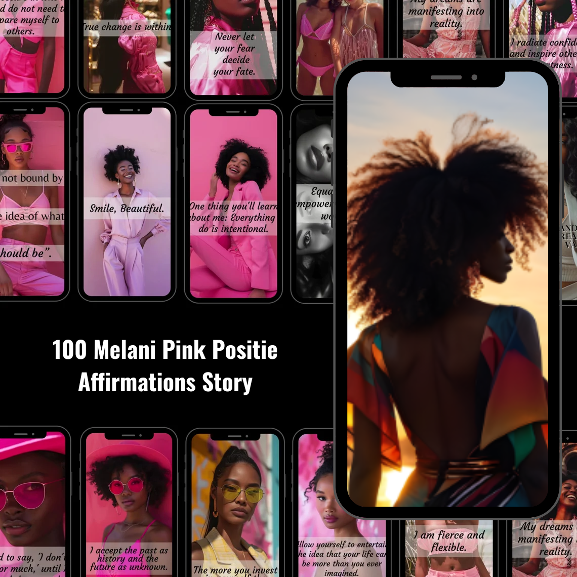 2750+ Melanin Videos, Reels, Stories and Stock Photos Pack | Inspiring & Motivational Content | Including Master Selling Rights