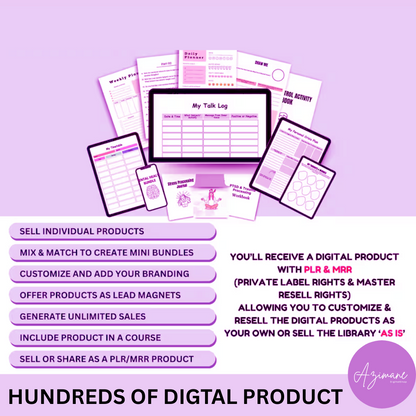 Canva Template Bundle 15000+ Pages, 300 Canva PLR Templates, Planners, Journals, Trackers,Printable, Master Resell Rights, MRR PLR Products