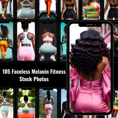2750+ Melanin Videos, Reels, Stories and Stock Photos Pack | Inspiring & Motivational Content | Including Master Selling Rights